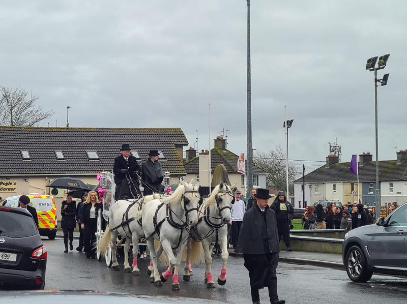 Family and friends say sad farewell to 15-year-old as mourners told she had ‘plans for future’  