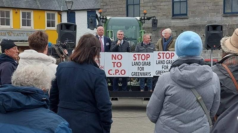 Greenway protest