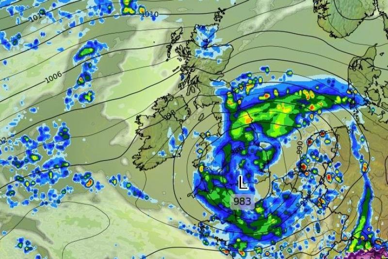 Potential storm headed for Ireland may hit England instead in weather twist