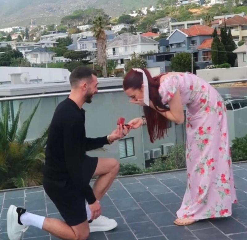 Influencer Miriam Mullins announces engagement to partner Tiaan 