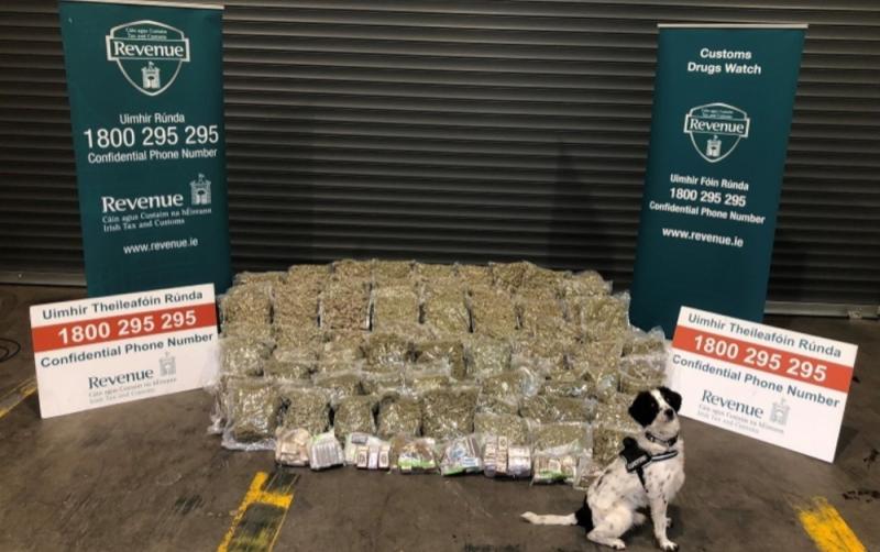 Cannabis haul worth over €1.6 million seized by Revenue while entering Ireland