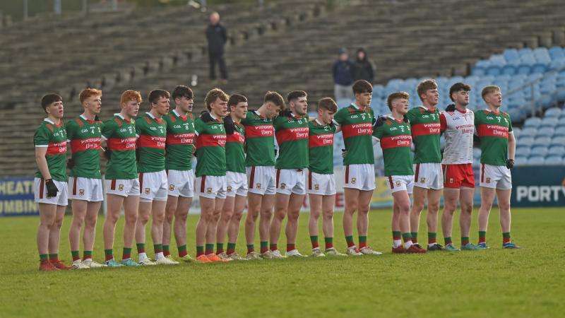 Mayo U-20 team named to face Roscommon in Connacht championship opener