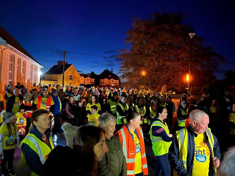 Over 500 take part in inaugural Kiltimagh Darkness Into Light walk