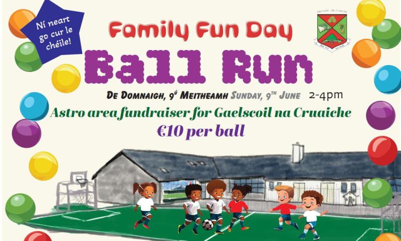 A bulldozer, a ramp and lots of balls and prizes   