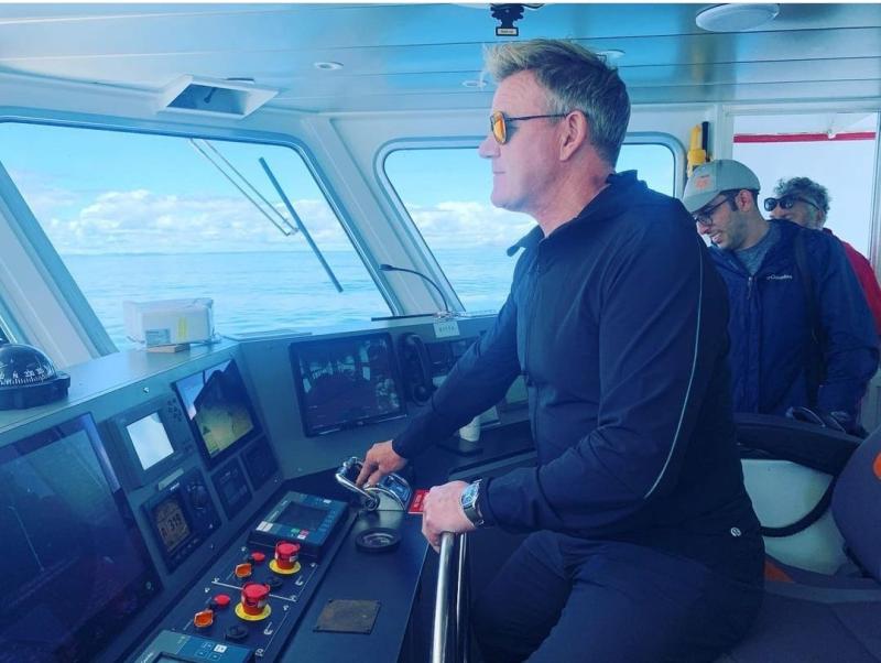 SPOTTED: Gordon Ramsay pilots ferry on Aran Islands trip for new National Geographic TV series