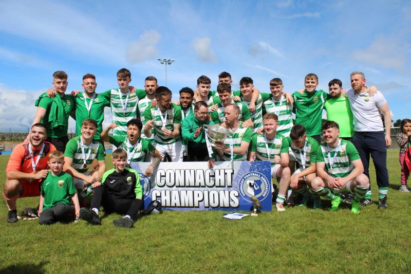 Castlebar Celtic win the Connacht Junior Cup