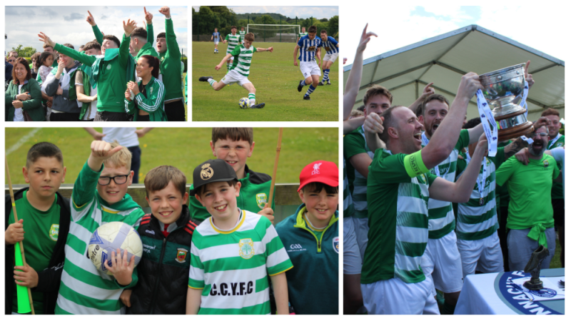 PICTURES: Castlebar Celtic celebrate Connacht Junior Cup 