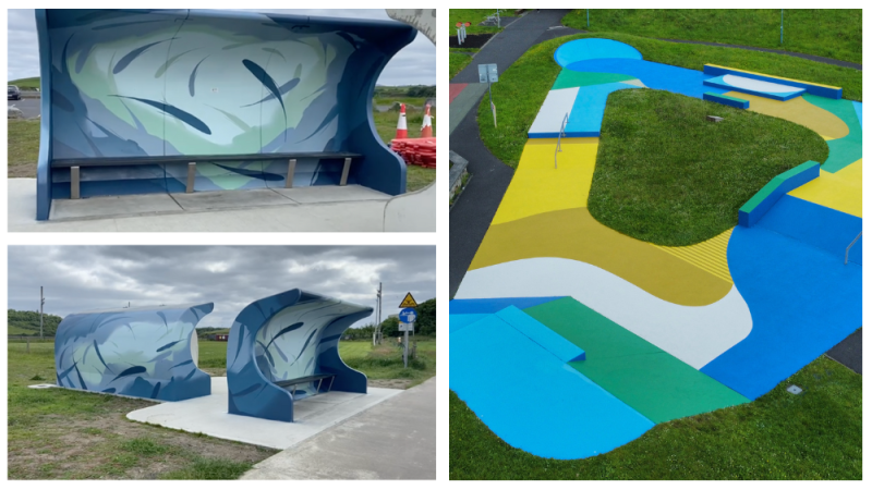 Beautiful artwork brightening up Mayo town