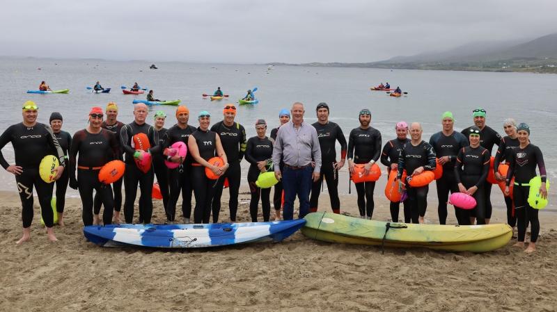 Official launch of charity swim from Roonagh to Clare Island