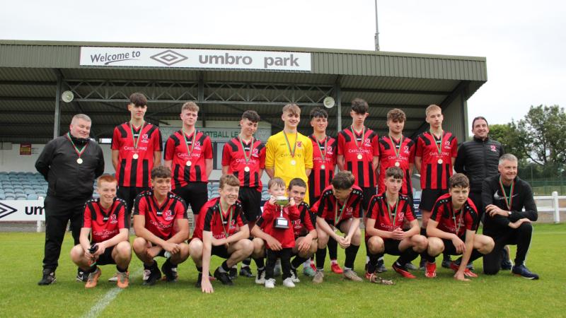 Westport United U-17s retain Henry Downes Cup with impressive four-goal win 