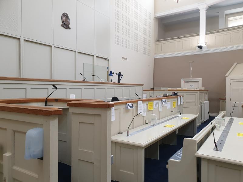 Tullamore District Court courtroom