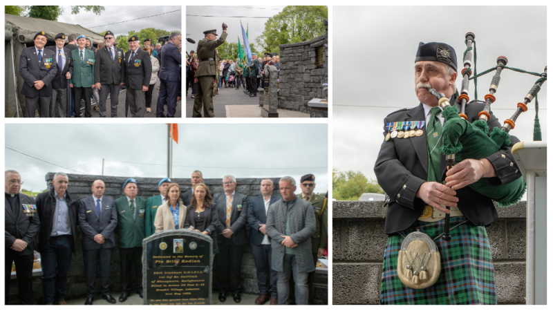 PICTURES: Memorial for Mayo soldier unveiled