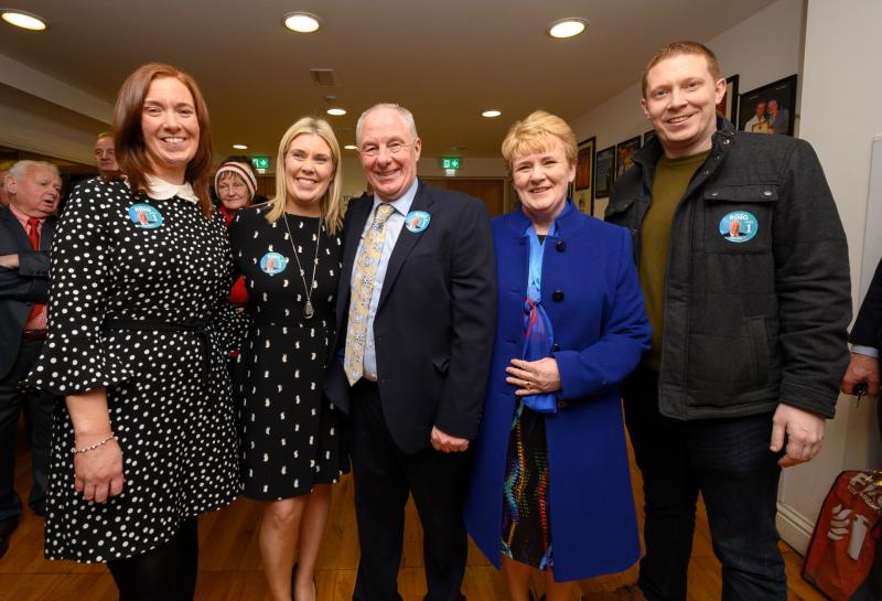 Michael Ring with his wife Ann and children Suzanne, Paula and Michael