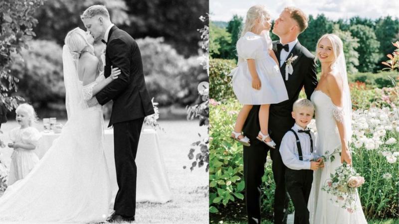 Irish International Rugby player ties the knot in glamourous wedding ceremony