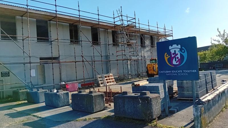 Work has started on four classrooms at Castlebar Educate Together NS 