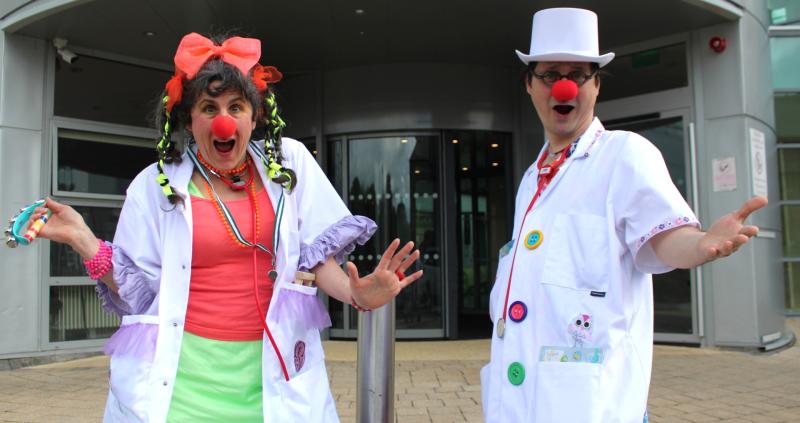 Clowning around in Mayo University Hospital  