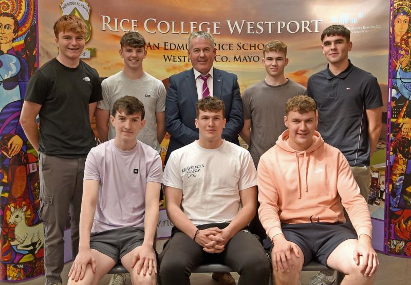 Rice College celebrate Leaving Cert 600 points club