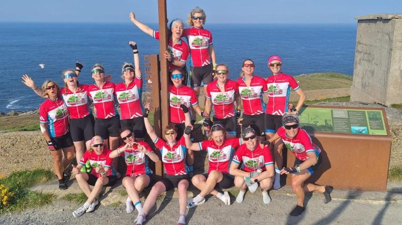 Westport all-female cycling group complete Mizen to Malin charity cycle 