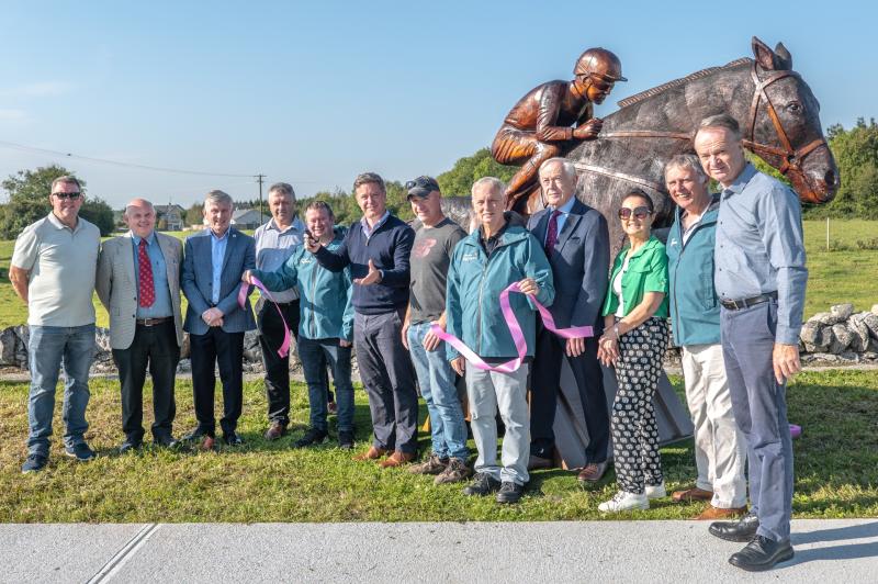 ‘Spirit of Ballinrobe’ wooden horse sculpture officially launched