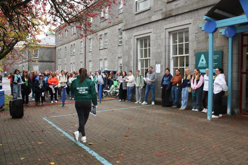 ‘We’re at crisis point’ - Students walk out of ATU Mayo in protest at lack of student accommodation