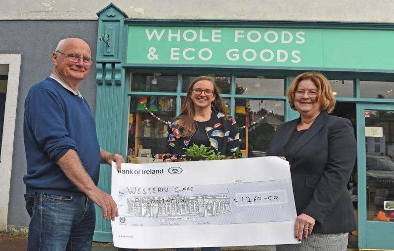 Mayo man donates proceeds from Flower and Shrub Sale to Western Care