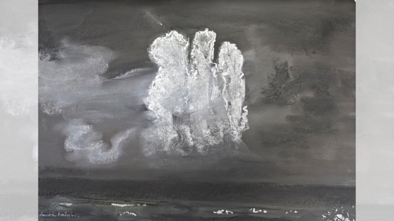 Comet seen and drawn from coastal Mayo 