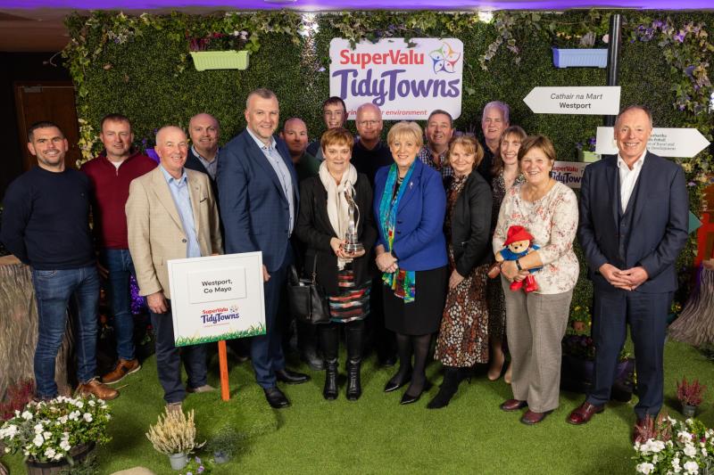 Westport wins Ireland’s Tidiest Large Town award 