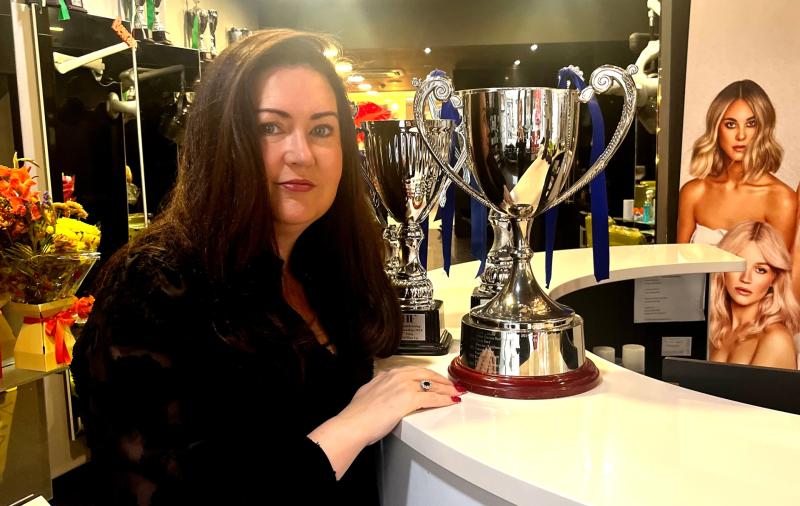 Triple crowning glory for record-breaking Mayo hair artist