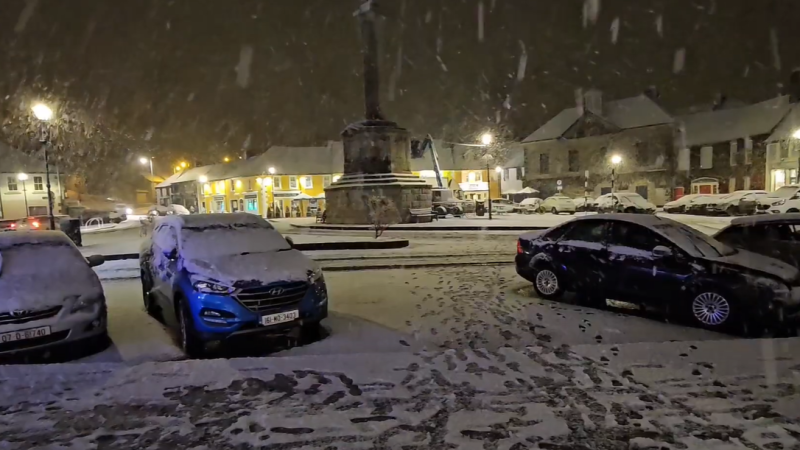Cars abandoned in Westport as snow creates  ‘lethal’ road conditions 