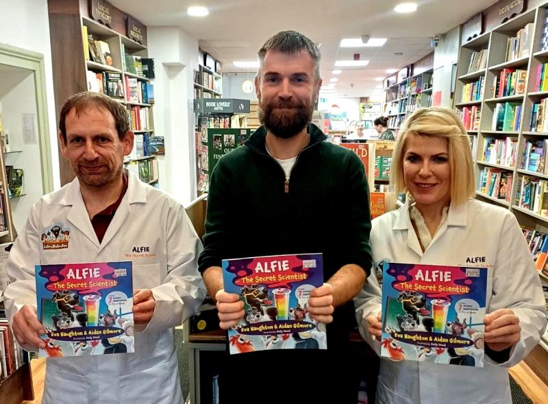 BOOKS:  A dog, a shed and a whole lot of fun in Mayo scientists’ adventure story 