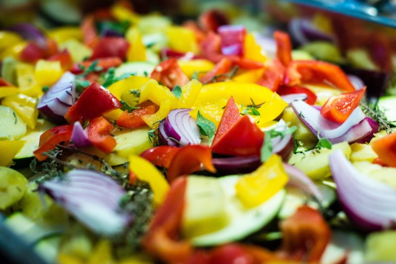 FOOD:  Warm up with roasted veg