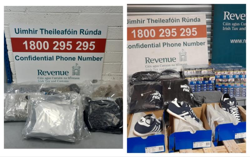 Over €330k of counterfeit goods, drugs and alcohol seized by Revenue this week