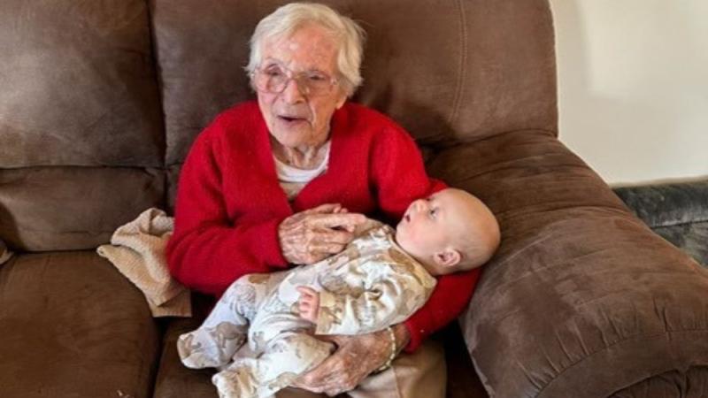 Achill native celebrates 106th birthday with her great great grandchild