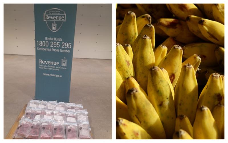 €3m worth of cocaine found in crate of bananas at Irish Port