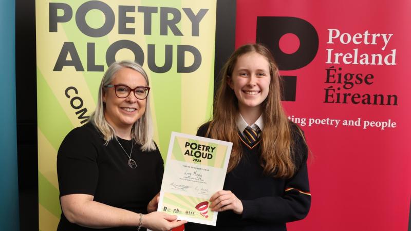 Mayo student recognised as finalist in National poetry competition