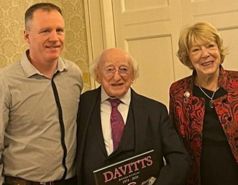 Presidential seal of approval for Davitts book