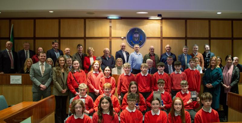 St Joseph's Primary School in Ballinrobe given council Civic Reception