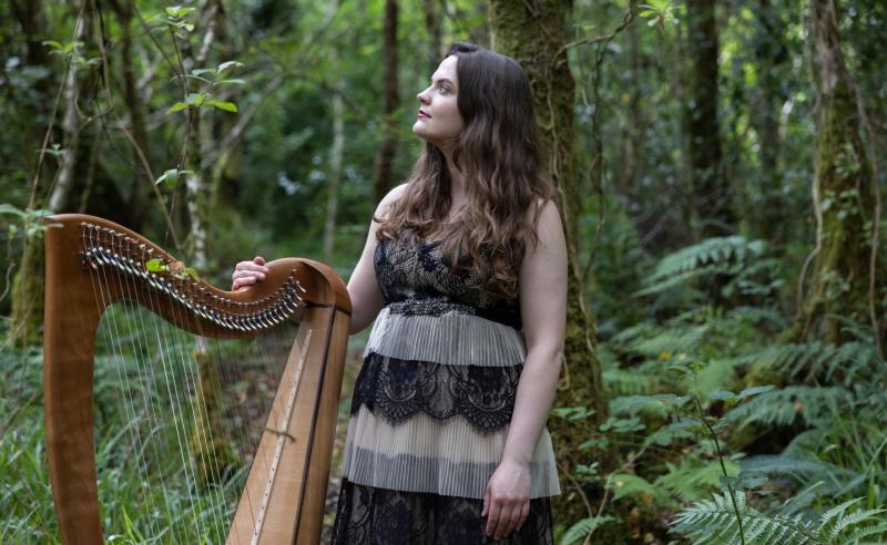 CULTURE:  Swinford harpist’s debut album explores myth and folklore  