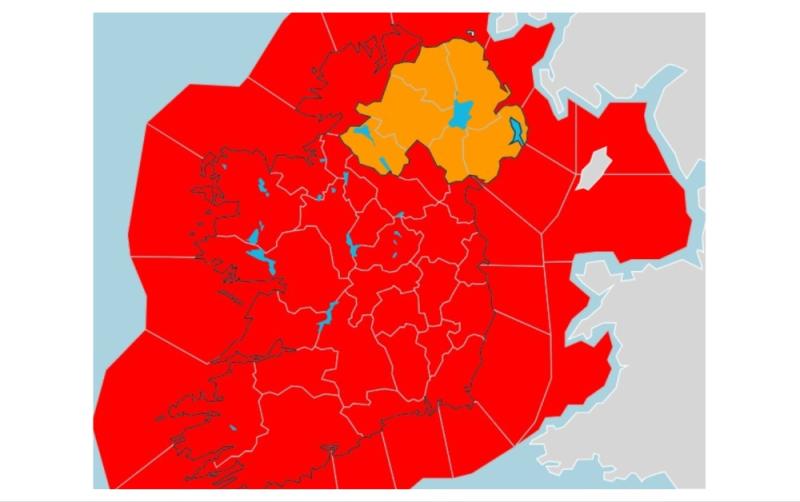 LIVE: Met Éireann make important change to rare Status Red warning ahead of Storm Éowyn