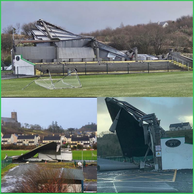 'We will rebuild our stand' - Mayo GAA club sends defiant message after stand destroyed by storm