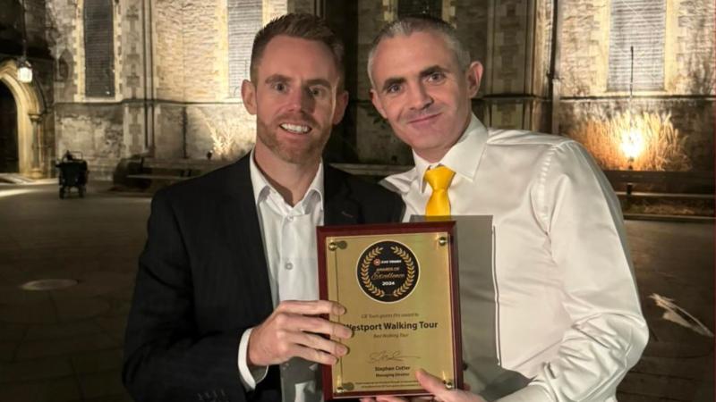 'I'm proud of you': Mayo podcast star hails brother's award