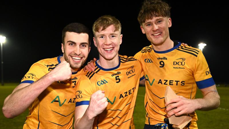 Joy for Mayo men in DCU’s Sigerson Cup Final Win