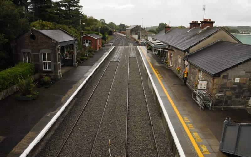 Two trains collide at Mayo train station