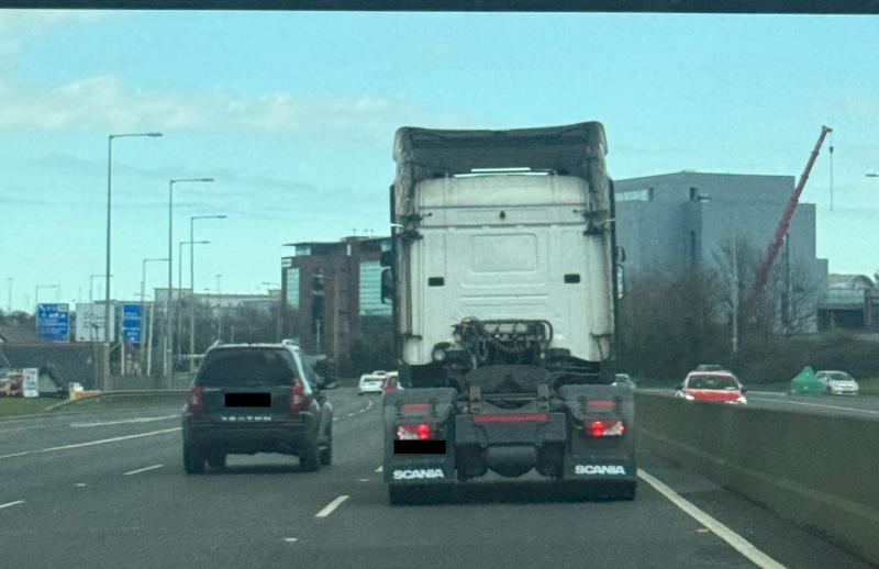 Garda&iacute; shocked by what they spotted driver doing behind the wheel in secret truck