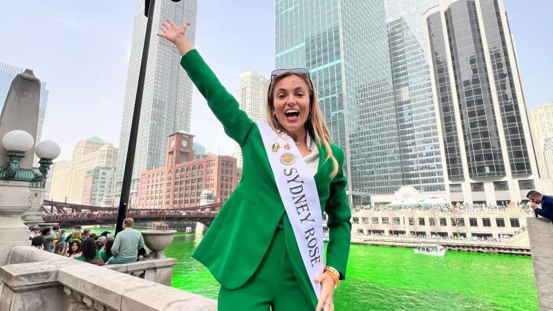 Westport native Ashling Heneghan flies the Mayo flag in America for St Patrick’s Day 