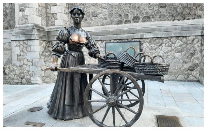 'She deserves respect' - Famous statue in Dublin to get protected from people 'groping her'