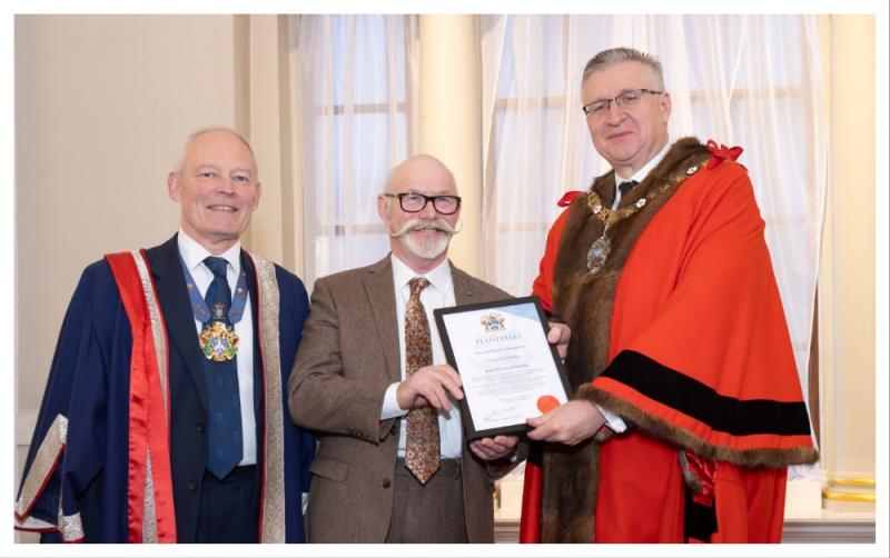 Renowned Mayo born plasterer honoured with rare craftsmanship award in London