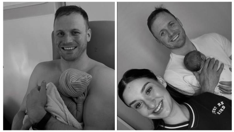 Former Mayo footballer Rob Hennelly welcomes new son