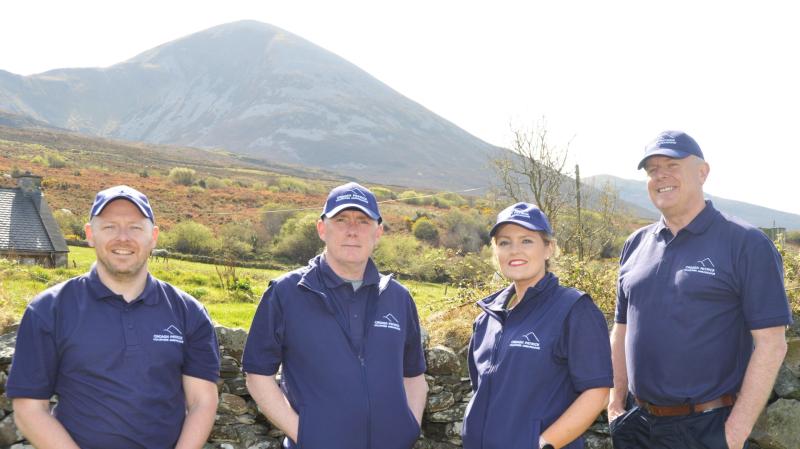 Croagh Patrick volunteers receive sponsored uniforms from local company
