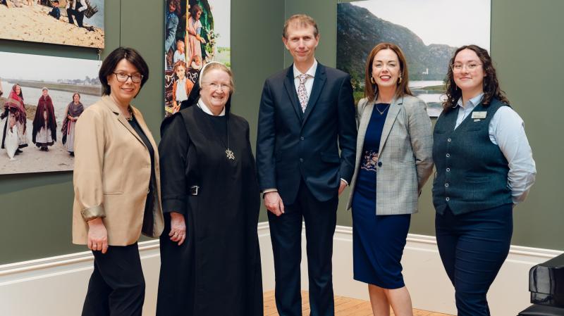 Launch took place of Old Ireland in Colour photography exhibition in Kylemore Abbey